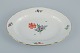 Royal Copenhagen, Saxon Flower.
Oval serving dish in hand-painted porcelain with flowers and gold decoration.