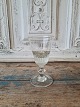 Wine glass with thick base