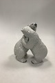 Royal Copenhagen Motherly Love Figurine of Polar Bear Playing No 352