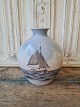 B&G vase decorated with sailboat no. 8779 - 506