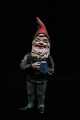 Antique terracotta Santa Claus from about 1890.H:17cm...