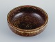 Kresten Bloch for Royal Copenhagen, bowl in stoneware with sung glaze.