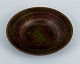 Just Andersen, Art Deco, low bowl in alloy bronze.