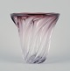 Val St. Lambert, Belgium
Art Deco art glass vase in violet tones.