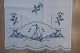 Parade piece
A beautiful old parade piece with handmade blue 
embroidery
107cm x 48cm
The antique, Danish linen and fustian is our 
speciality