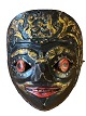 Indonesian Wayang Topeng theater mask / dance mask 
from Java or Bali, later part of the 20th century.