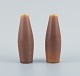 Per Linnemann-Schmidt (1912-1999) for Palshus, Denmark.
A pair of ceramic vases with hare fur glaze in shades of brown.
