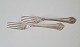 Karstens Antik presents: Saxon lunch fork in silver 17.8 cm.