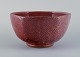 European studio ceramicist, large raku-fired ceramic bowl.