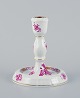 Herend, Hungary, Chinese Bouquet Raspberry, candle holder.