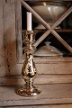 Large antique 19th century mouth-blown candlestick in ...
