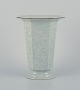 Royal Copenhagen, art deco porcelain vase in a rare shape with crackle glaze.