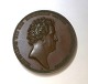 Dänemark. Christian VIII. Minerva und ein Genie. 1842. Bronze. Durchmesser 43 mm
