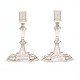 Pair of early Baroque silver candlesticks by Axel J. ...