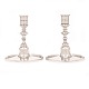 Pair of early Baroque silver candlesticks by Asmus ...
