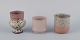 Mogens Nielsen, Nysted / Stouby Keramik, and others.
Three pieces of handmade ceramic in shades of brown.