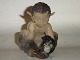 Royal Copenhagen Figurine, Faun with snake