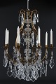 Stari Antik presents: Large bow shaped crystal chandelier8 arms for candles