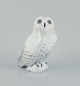 Royal Copenhagen. Large porcelain figurine of a white snowy owl.
Before 1900. Number 467.