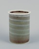 Sylvia Leuchovius (1915-2003) for Rörstrand. Ceramic vase with glaze in green 
and blue tones.