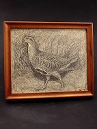 Johannes Larsen print with pheasant