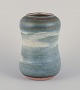 John Andersson (1899-1969) for Höganäs, Sweden. Unique ceramic vase with glaze 
in blue-green tones.