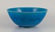 Kähler, Denmark. Large ceramic bowl in turquoise glaze.