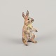 Vienna bronze, hare, high-quality bronze figurine.