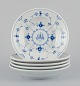 Bing & Grøndahl, Denmark.
A set of five Blue Fluted deep plates in hotel/restaurant porcelain.