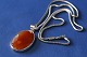 Snake necklace sterling silver with an agate
Length of the necklace 56 cm