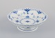 Royal Copenhagen Blue Fluted Half Lace, low centerpiece.