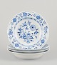 Meissen, Germany. Blue Onion pattern. Four large deep plates.