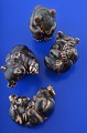 Royal Copenhagen Figurine four bear  cubs