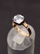 14 carat gold ring  with aquamarine