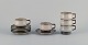 Bing & Grøndahl, "Tema". Five sets of tea cups in stoneware.