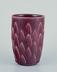 Gerd Bøgelund, Danish ceramist for Royal Copenhagen.
Ceramic vase in ox-blood glaze.
