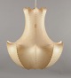 L'Art presents: 
Achille 
Castiglioni, 
"Cocoon" large 
ceiling lamp in 
resin.