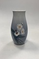 Bing and Grondahl art Nouveau Vase - White Flowers No. 865/249