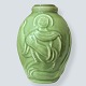Royal Copenhagen, Jais Nielsen; A stoneware lid vase with celadon glaze