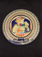 Bjrn Wiinblad Christmas plate 1973