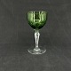 Frederik the 9th green white wine glass