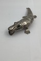 Danam Antik 
præsenterer: 
Alligator 
/ Krokodille i 
sølv med 
bevægelige led