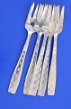 Star silverplate cutlery six pastry forks