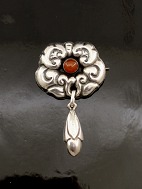 830 silver art nouveau brooch