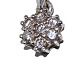 14 Carat white gold
Necklace and pendant with diamonds