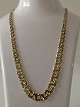 Bismark necklace in 8 carat gold, with chain and carabiner clasp. Very elegant 
necklace. Length 50 cm.