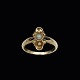 Evald Nielsen 
1879-1958. Art 
Nouveau 14k 
Gold Ring with 
...