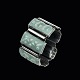 Jais Nielsen. 
Sterling Silver 
Bracelet with 
Celadon 
Ceramic.