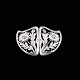 A. Michelsen. 
Art Nouveau 
Silver Belt 
Buckle. Anno 
1909.