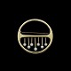 Bræmer-Jensen - 
Denmark. 14k 
Gold Brooch 
with Pearls.
